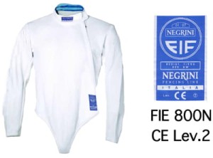 Bluza szermiercza FIE/CE 800 Evolution - Dziewczęta/Chłopcy